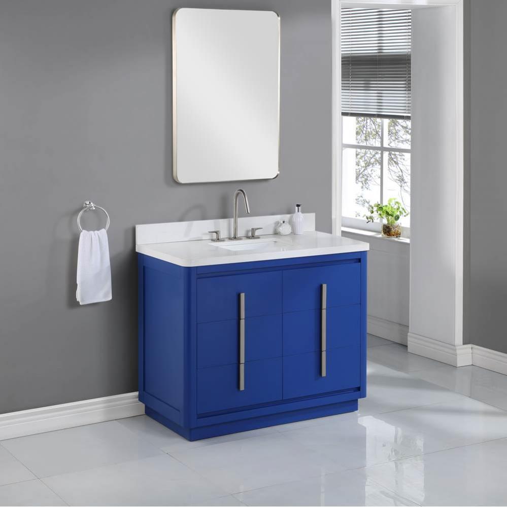 Design Studio 42&apos;&apos; Vanity, Top &amp; Sink Set - Classic Blue
