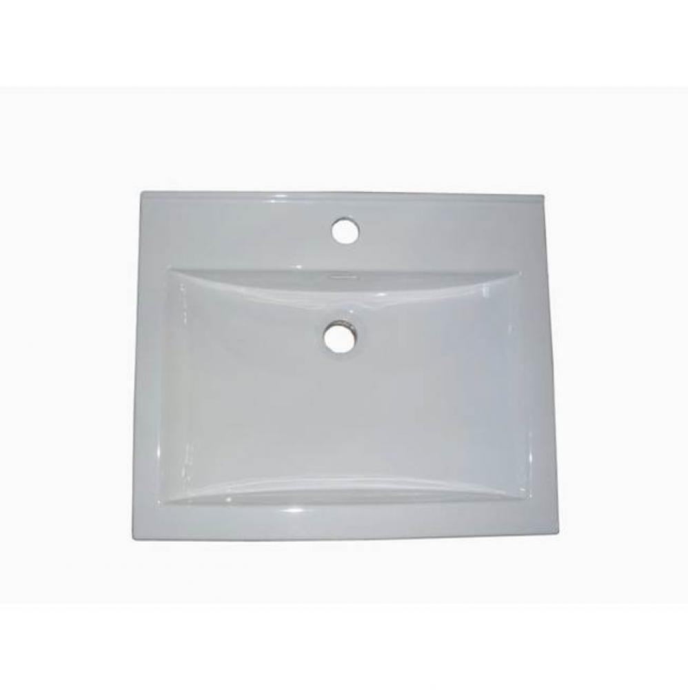 22x18&apos;&apos; White Ceramic Sink