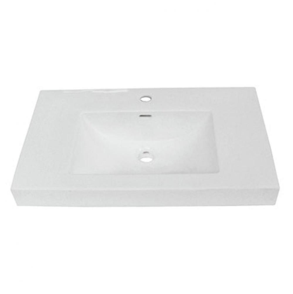 30x18&apos;&apos; White Ceramic Sink