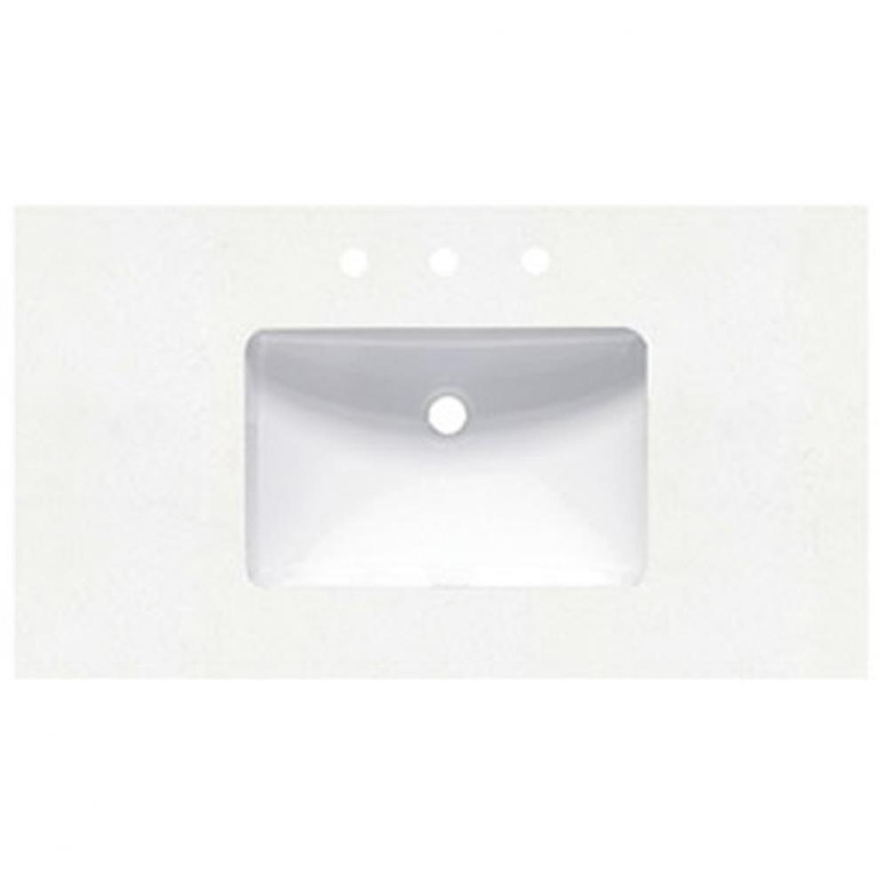 2inch - 36&apos;&apos; Blizzard (BZ) Quartz Top - 8&apos;&apos; widespread