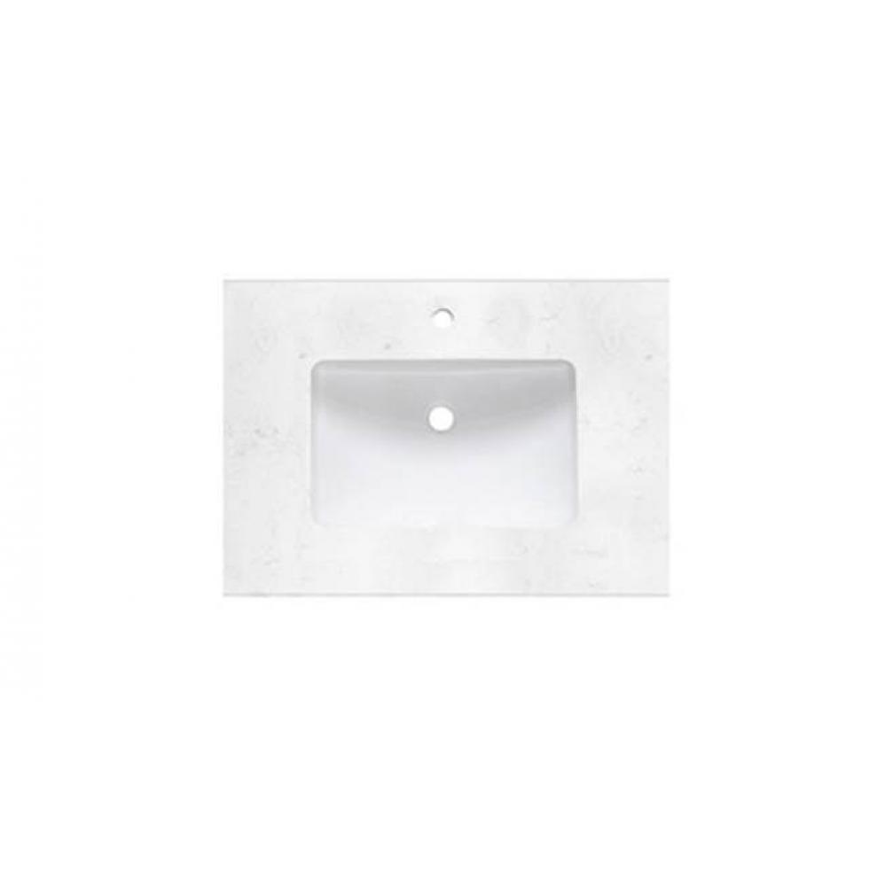 2cm (3/4&apos;&apos;) 31&apos;&apos; Carrera (CQ) Quartz Top - single hole