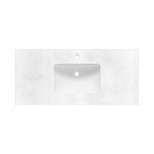 Fairmont Designs TQ2-S4922CQ1 - 2cm (3/4'') 49'' Carrera (CQ) Quartz Top - single hole