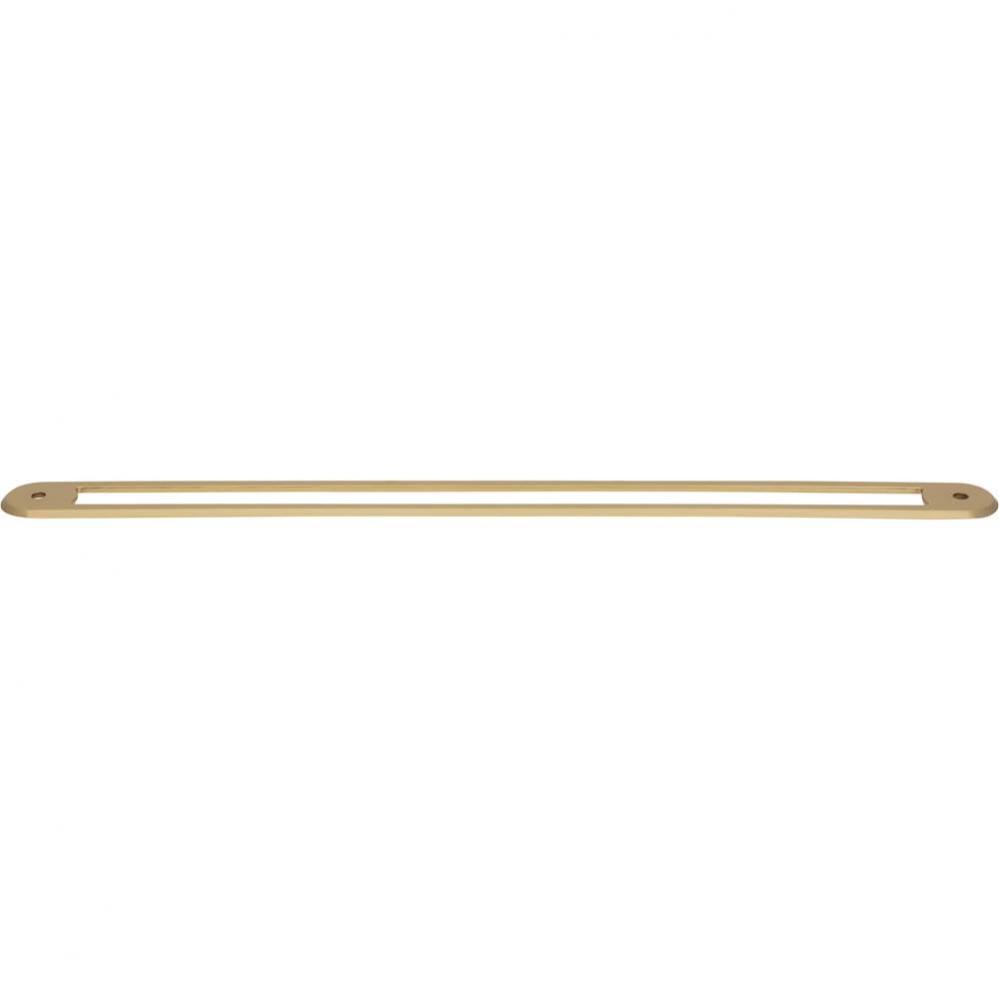 Brockwell Backplate 12 Inch (c-c) Honey Bronze