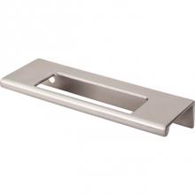 Top Knobs TK520BSN - Europa Cut Out Tab Pull 3 3/4 Inch (c-c) Brushed Satin Nickel