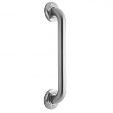 Jaclo 2916-BG - 16'' Deluxe Grab Bar with Contemporary Hex Flange