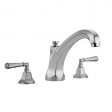 Jaclo 6972-T685-TRIM-BG - Astor Roman Tub Set with High Spout and Hex Lever Handles