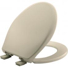 Bemis 200E4 146 - Bemis Affinity® Round Plastic Toilet Seat in Almond with STA-TITE® Seat Fastening System