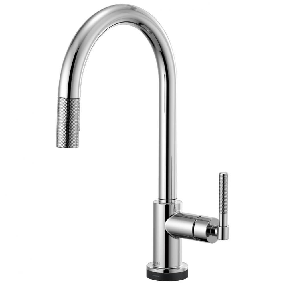 Litze&#xae; SmartTouch&#xae; Pull-Down Kitchen Faucet with Arc Spout and Knurled Handle