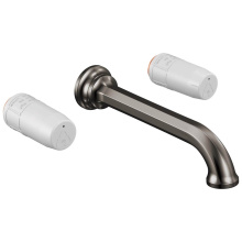 Brizo T65865LF-BNXLHP - Beauclere™ Two-Handle Wall Mount Lavatory Faucet - Less Handles 1.2 GPM