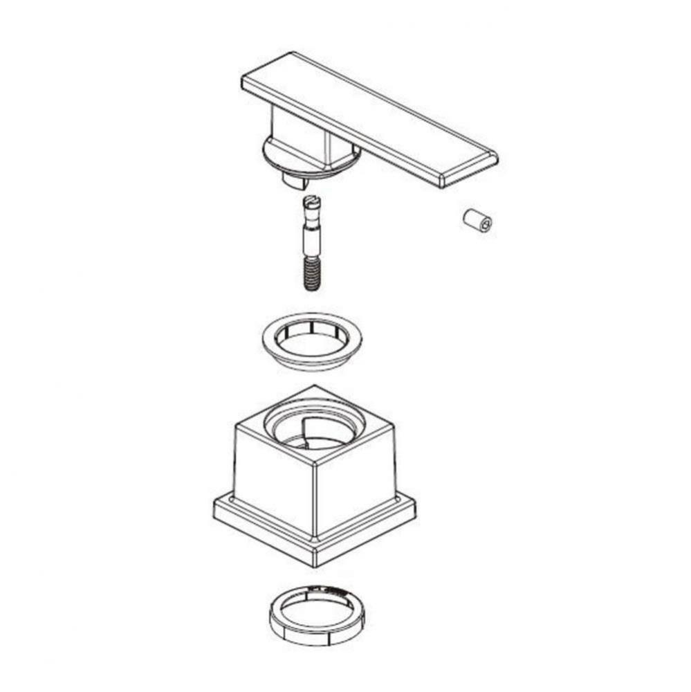 Vero&#xae; Metal Lever Handle Kit - Cold - Bathroom