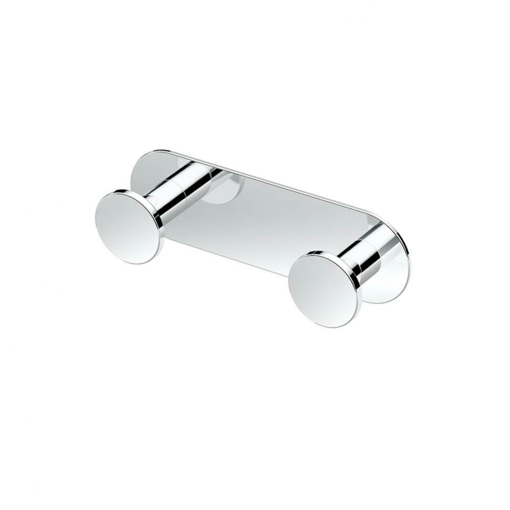 Glamour All Modern D&#xe9;cor 6.5&apos;&apos;L Double Robe Hook, Chrome
