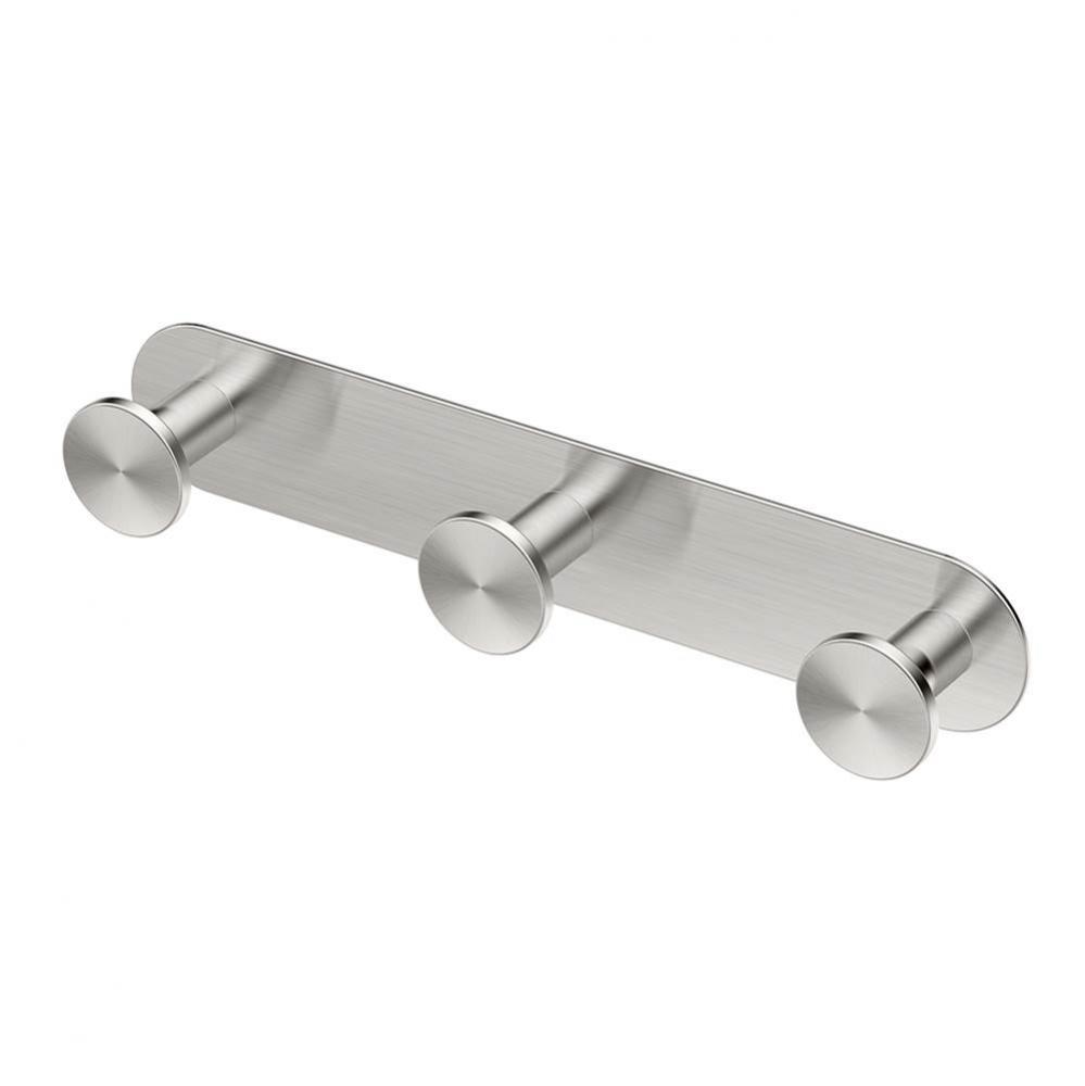 Glamour All Modern D&#xe9;cor 11&apos;&apos; L Triple Robe Hook, Satin Nickel