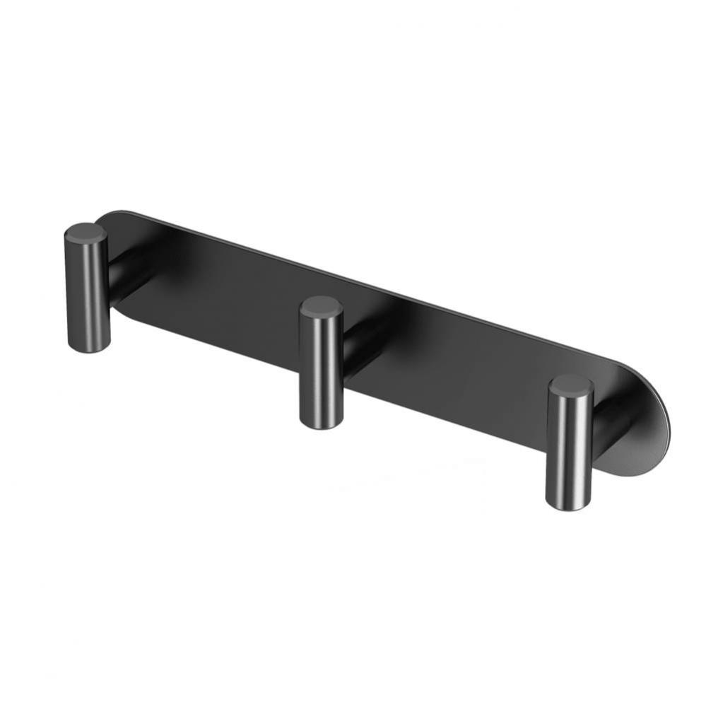 Latitude, All Modern D&#xe9;cor 11&apos;&apos; L Triple Robe Hook, Matte Black