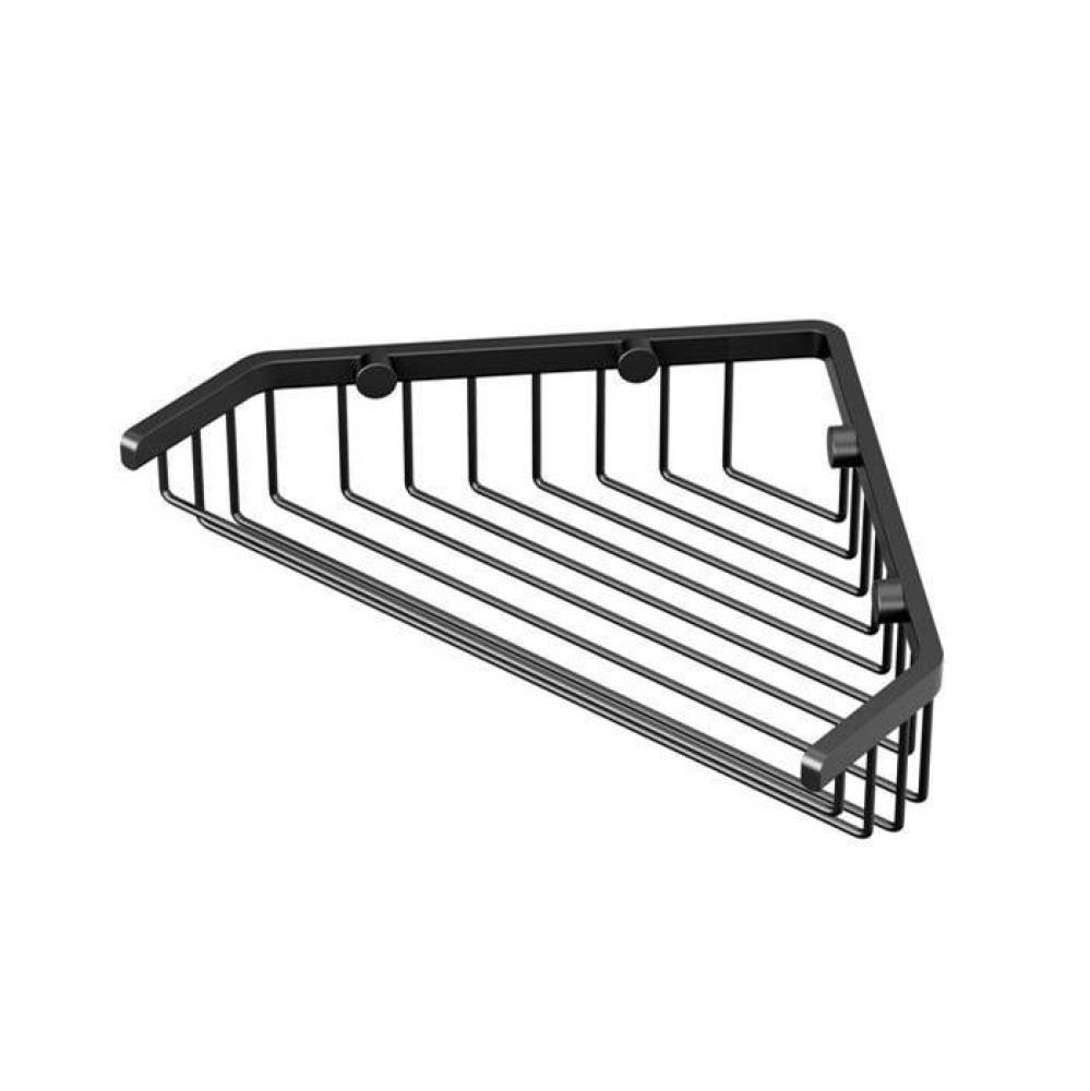 Corner Shower Basket 9.25&apos;&apos;W Matte Black