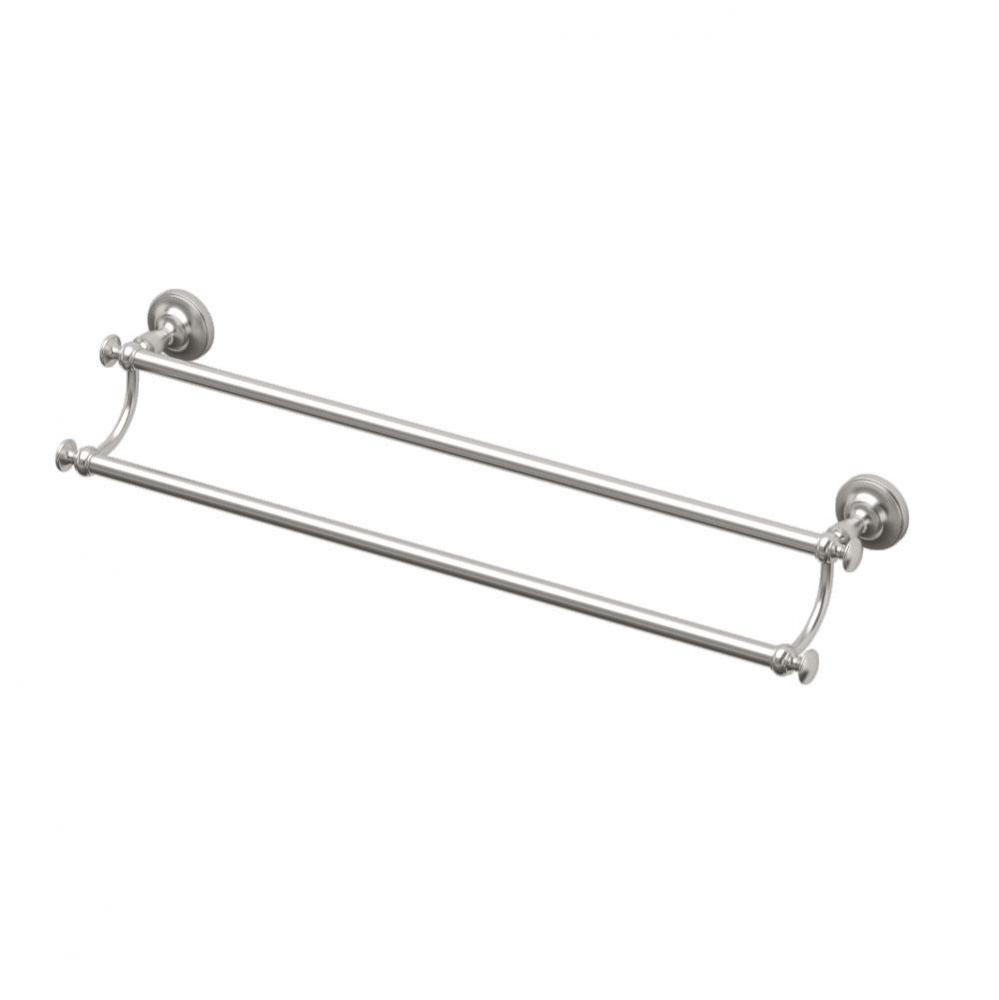 Tavern 24&apos;&apos;L  Double Towel Bar Satin Nickel