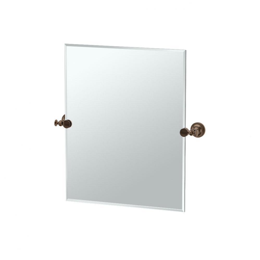 Tavern 24&apos;&apos; H Frameless Rectangle Mirror, Bronze