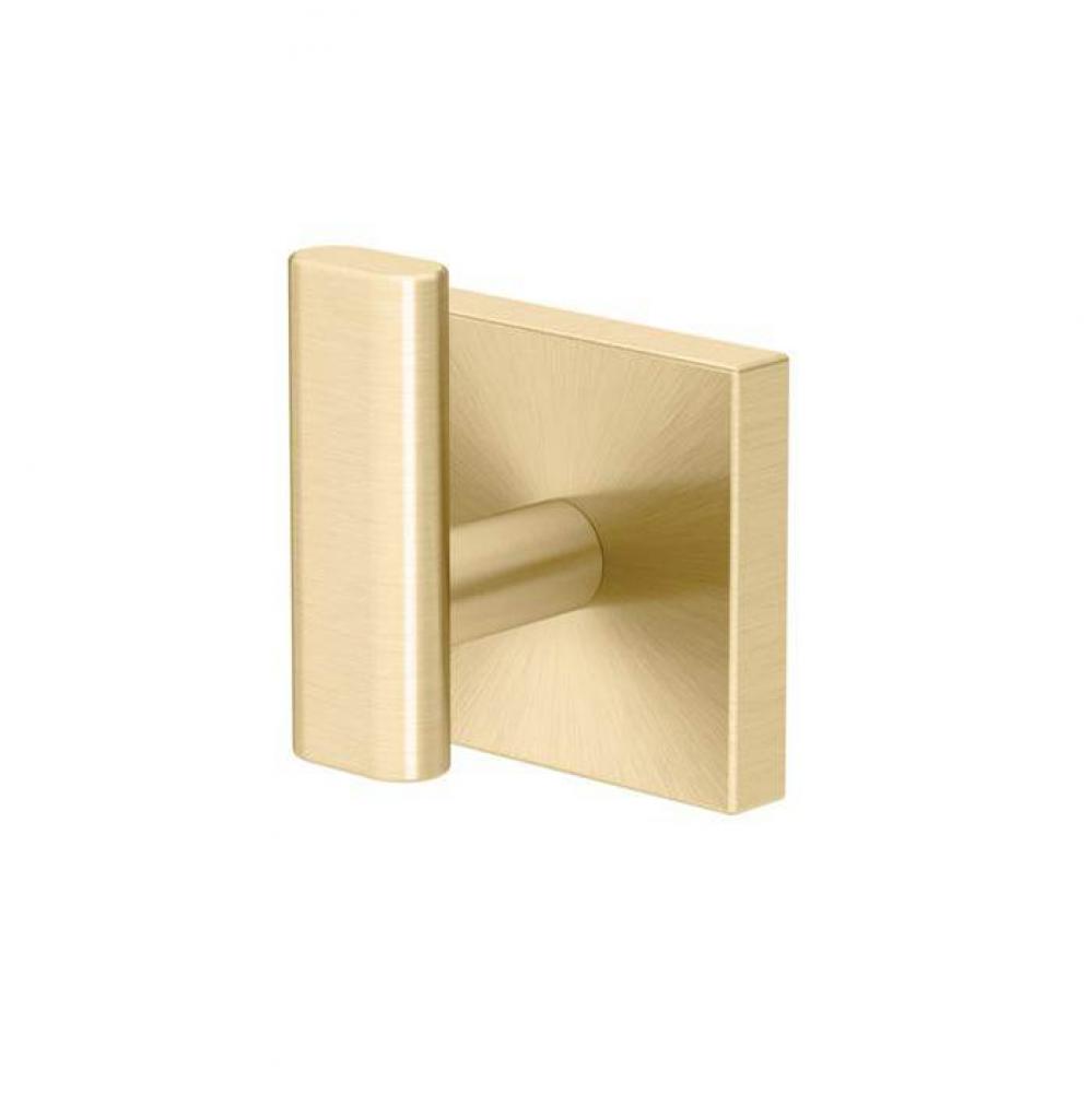 Elevate Robe Hook, Brushed Brass