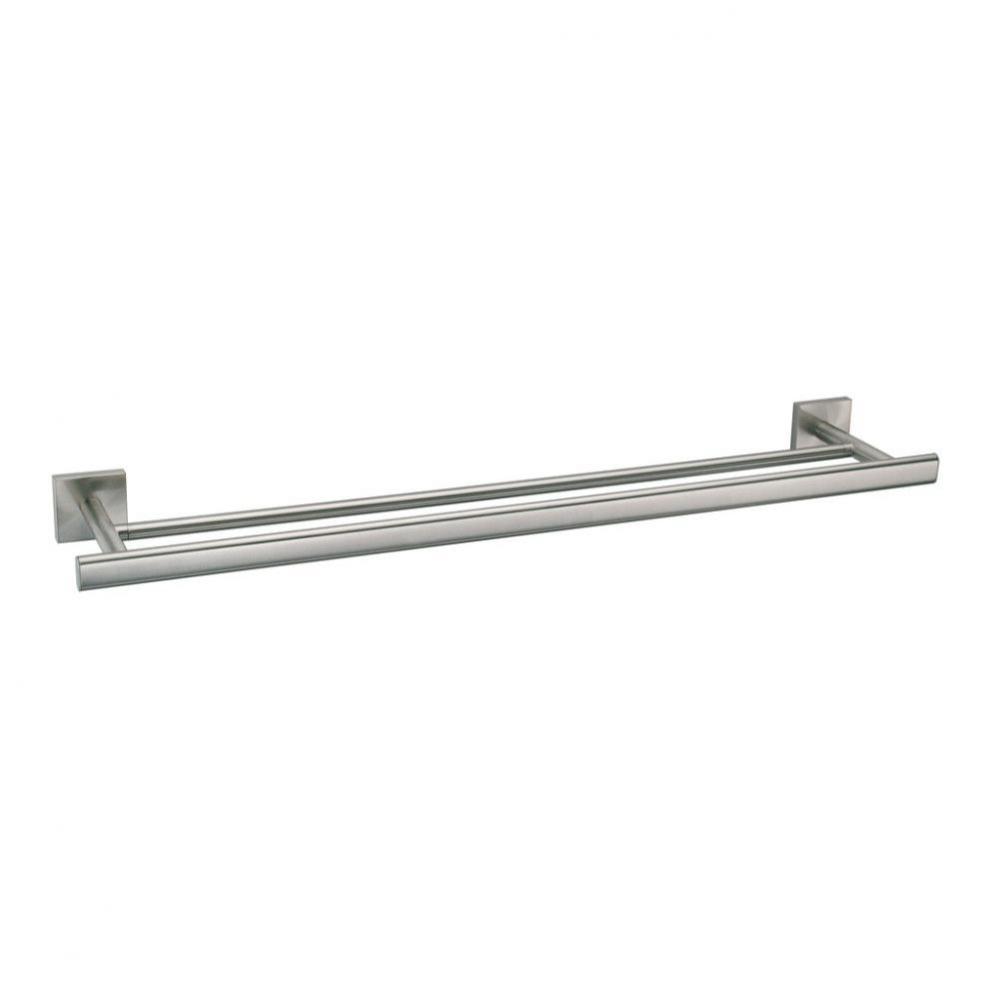 Elevate 24&apos;&apos;L Double Towel Bar, Satin Nickel
