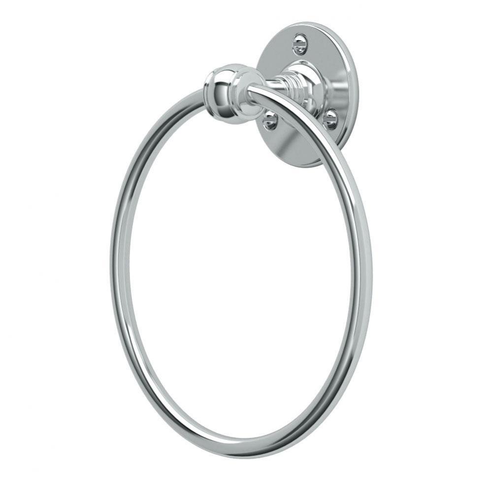 Cafe Towel Ring, Chrome