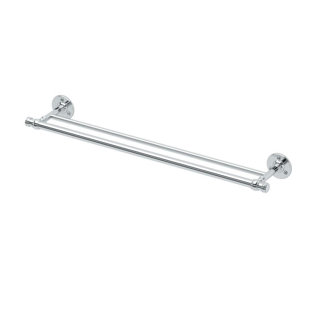 Cafe 24&apos;&apos;L Double Towel Bar, Chrome