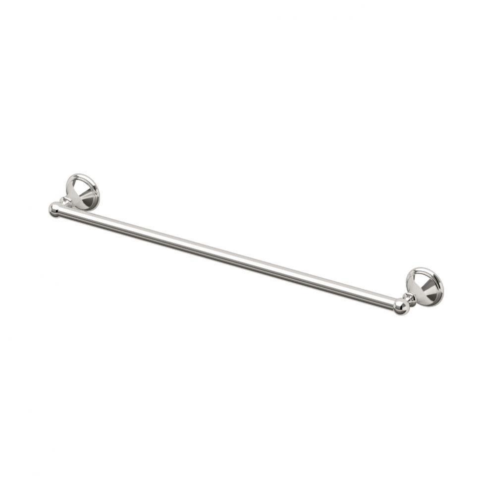 Laurel Ave 24&apos;&apos; L Towel Bar, Polished Nickel
