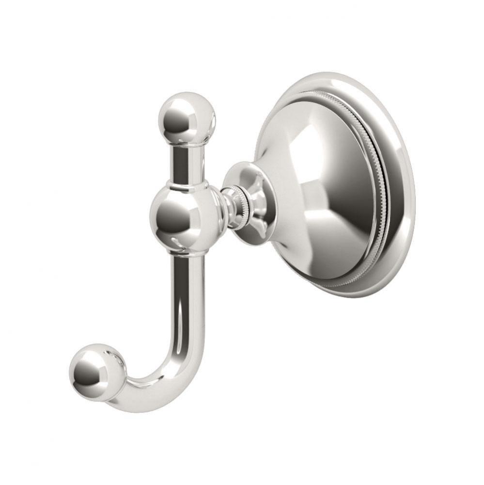 Laurel Ave Robe Hook Polished Nickel