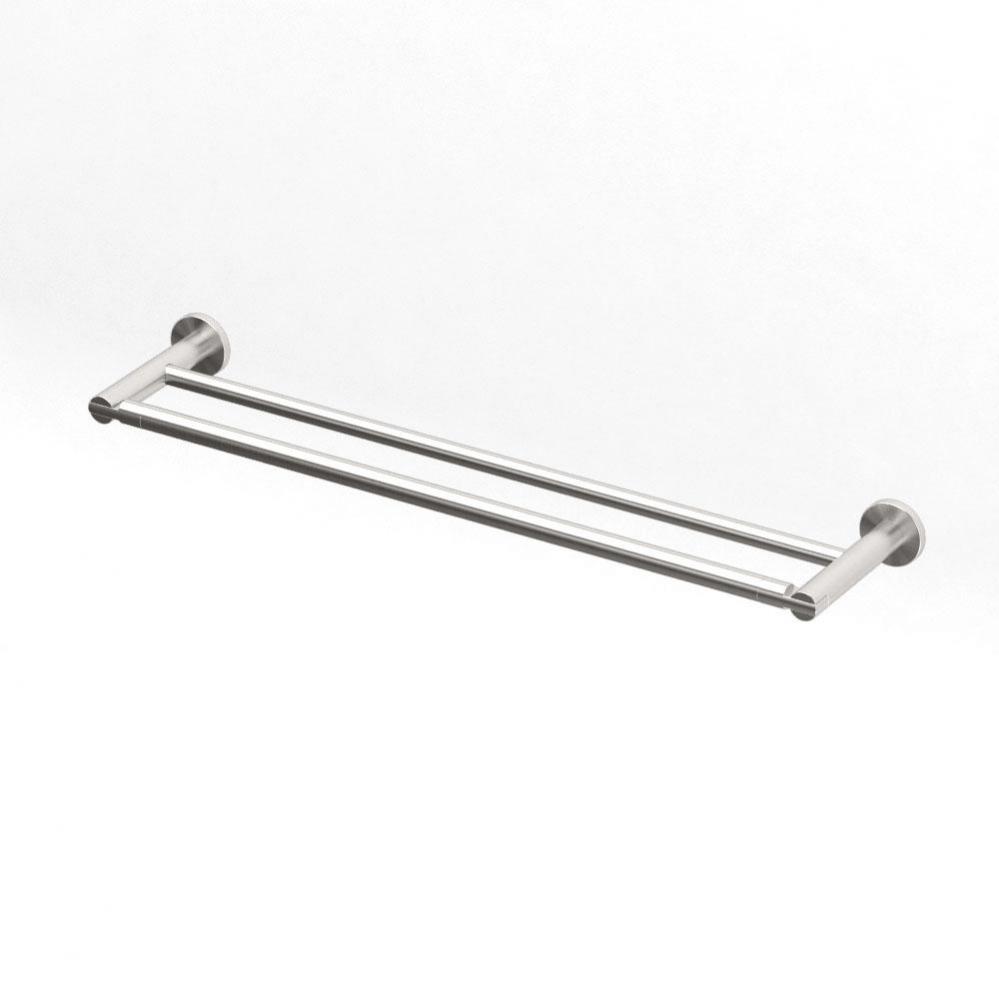 Channel 24&apos;&apos; Double Towel Bar, Satin Nickel
