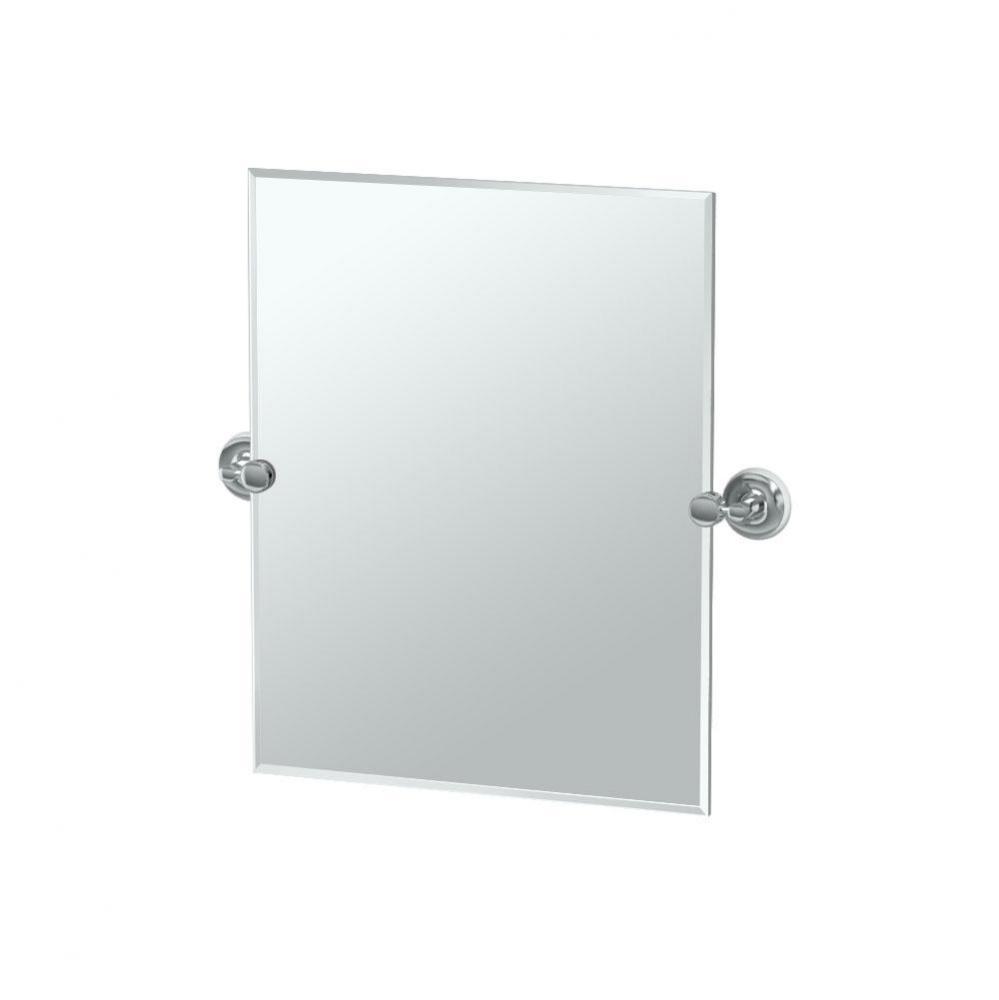 Designer II 24&apos;&apos; H Frameless Rectangle Mirror Chrome