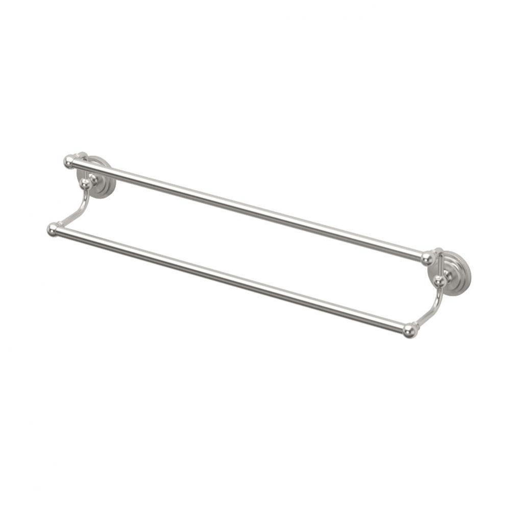 Marina 24&apos;&apos; L Double Towel Bar, Satin Nickel