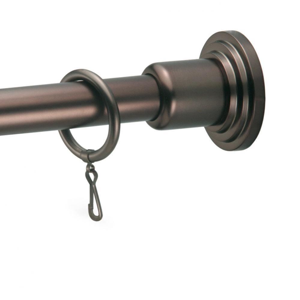 Marina 72&apos;&apos;L Shower Rod Set Bronze