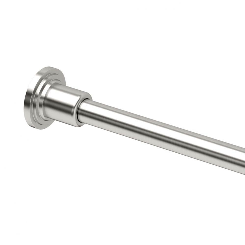 Marina 72&apos;&apos;L Shower Rod Set Satin Nickel