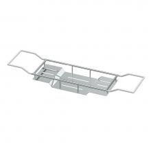 Gatco 1418C - Modern Bath Tub Caddy, Adjustable, Chrome