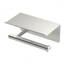 Gatco 1420SN - Latitude TP Holder w/ Mobile Shelf, Satin Nickel