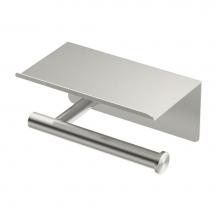 Gatco 1420B - Latitude TP Holder w/ Mobile Shelf, Brushed Brass