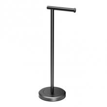 Gatco 1437MX - Latitude Standing Tissue Holder, Matte Black