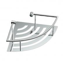 Gatco 1455 - Elegant Corner Shelf 11''L, Chrome