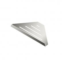 Gatco 1471 - Elegant Corner Shelf, 9''L, Brushed Nickel