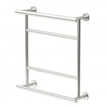 Gatco 1554 - Latitude II Hotel Towel Centre Rack, Satin Nickel
