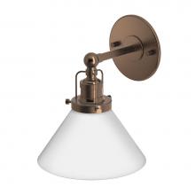 Gatco 1612 - Cafe Single Sconce, Bronze