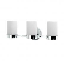 Gatco 1636 - Glam Triple Sconce, Chrome