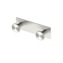 Gatco 1284SN - Glam All Modern Décor 6.5'' L Double Robe Hook, Satin Nickel