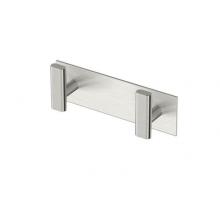 Gatco 1283SN - Elevate All Modern Décor 6.5'' L Double Robe Hook, Satin Nickel
