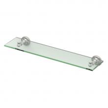 Gatco 4026 - Tavern Vanity Glass Shelf, Satin Nickel