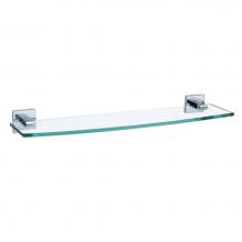 Gatco 4056 - Elevate Vanity Glass Shelf, Chrome