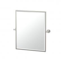 Gatco 4129FSM - Tavern 25''H Framed Rect Mirror PN