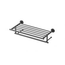 Gatco 1818MX - Latitude 18''L Towel Rack, Matte Black
