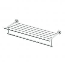 Gatco 4247 - Latitude 24''L Minimalist Towel Rack, Chrome