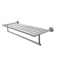 Gatco 4297 - Latitude 24''L Minimalist Towel Rack, Satin Nickel
