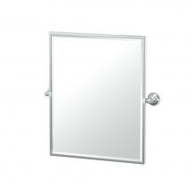Gatco 4329FSM - Tiara 25''H Framed Rect Mirror Chrome