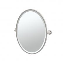 Gatco 4339F - TIARA,FRAMED OVAL MIRROR, SN